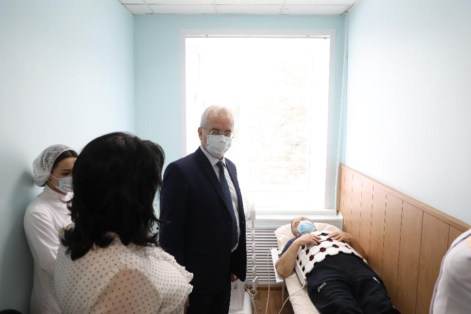 
		
		Белозерцев посетил отремонтированный санаторий в Колышлейском районе
		
	
