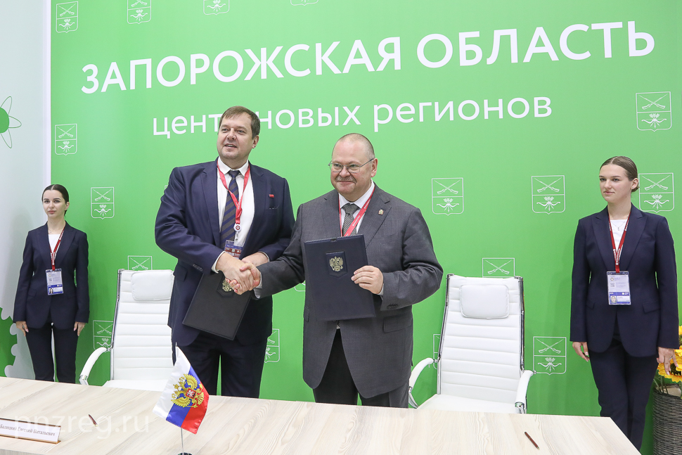 На ПМЭФ губернатор Олег Мельниченко встретился с главой Запорожской области